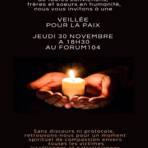 Veillée pour la paix